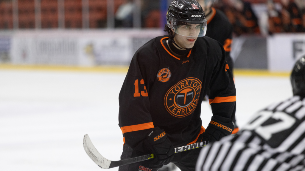 Junek Scores in 100th SJHL Game as Terriers Fall to Weyburn | Yorkton ...